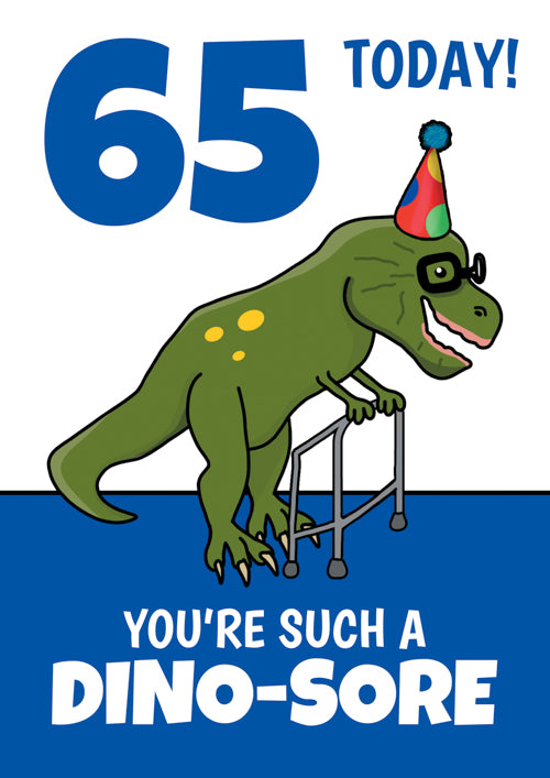 65th Birthday Card Personalisation