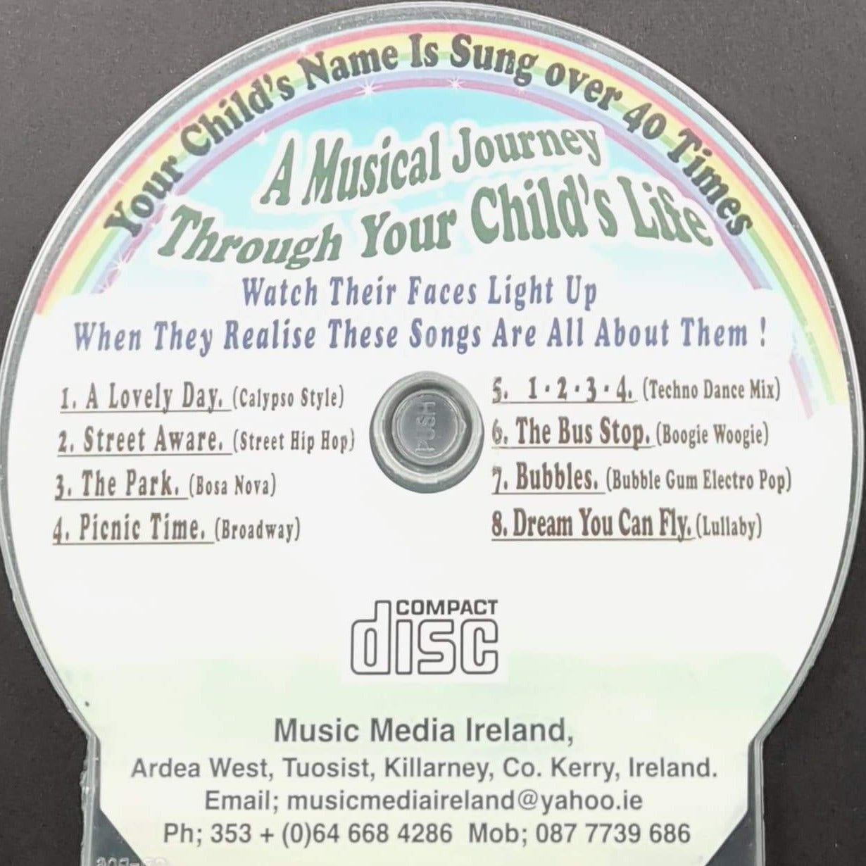 CD - Personalised Children's Songs / Christopher