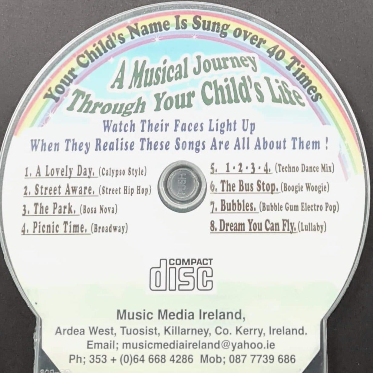 CD - Personalised Children's Songs / Ciaran