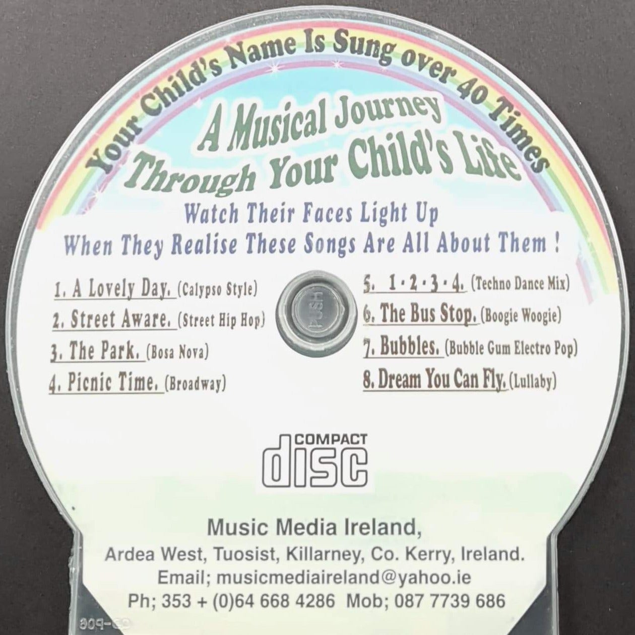 CD - Personalised Children's Songs / Cormac
