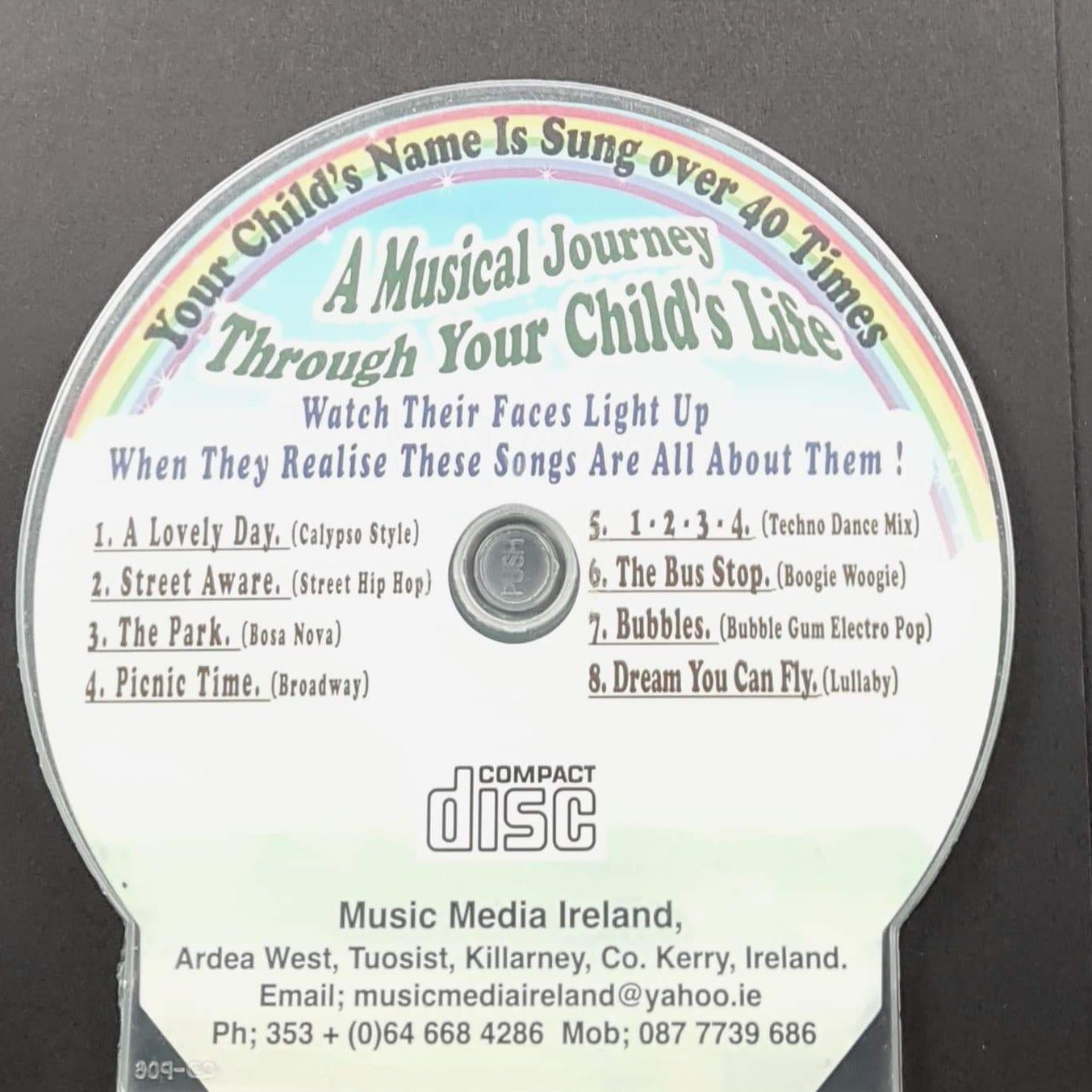 CD - Personalised Children's Songs / Caoimhe