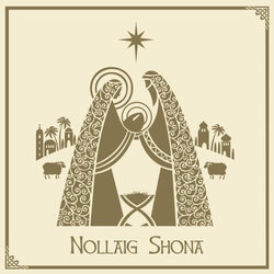Charity Christmas Cards -  Box of 10 / Aware - Nollaig Shona Holy Family