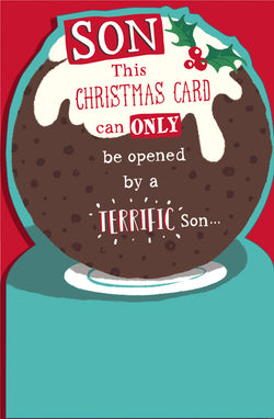 Funny Son Christmas Card