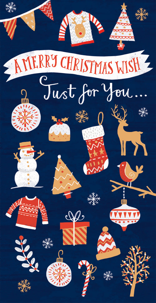 Just For You Kids Money Wallet Christmas Card