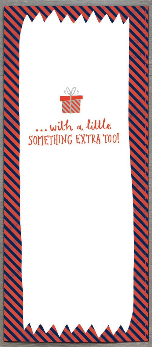 Just For You Kids Money Wallet Christmas Card