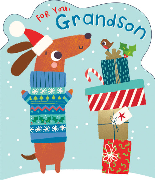 Grandson Christmas Card