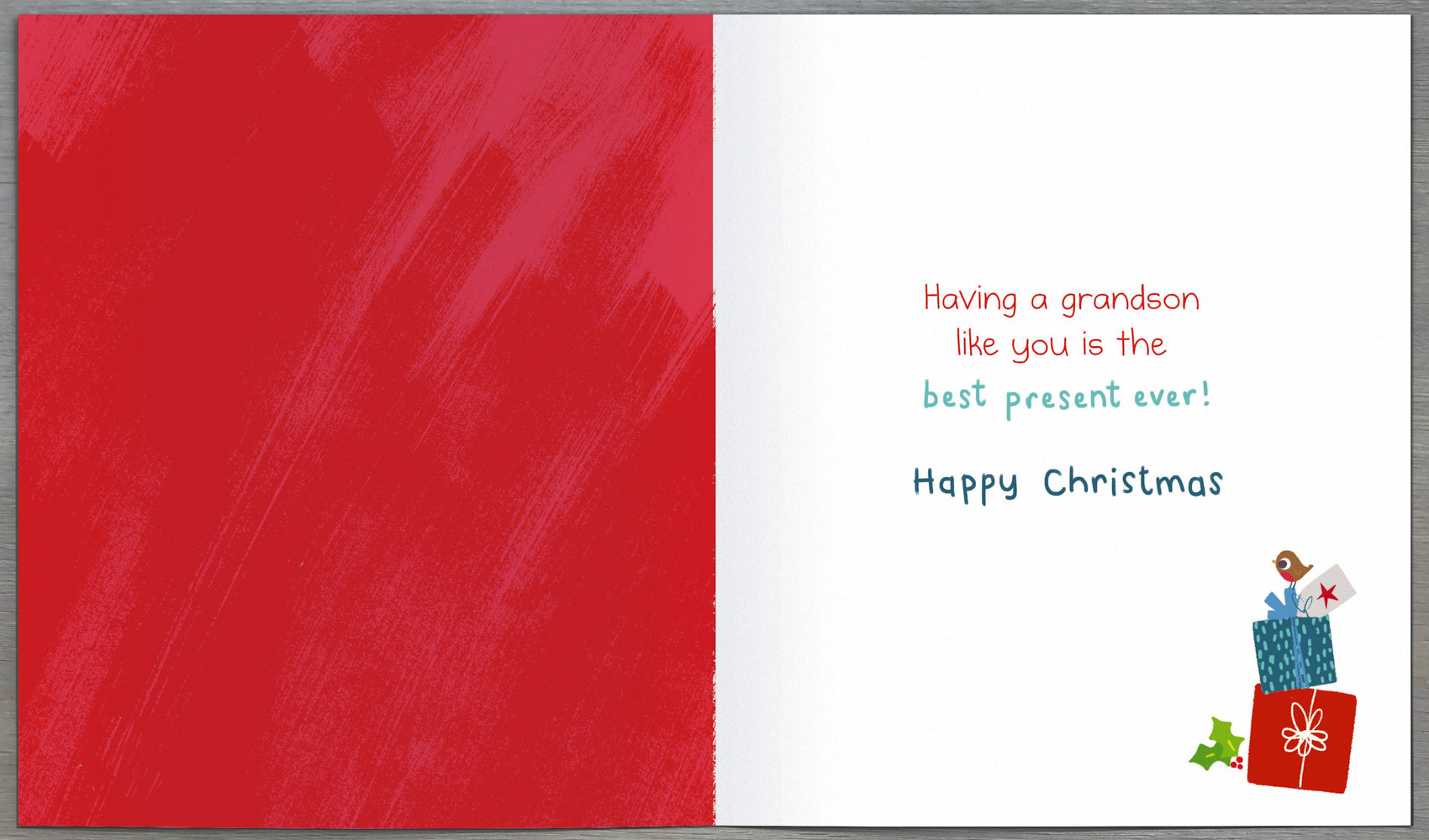 Grandson Christmas Card