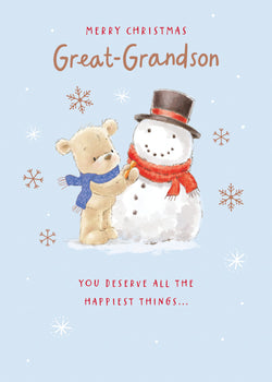Great Grandson Christmas Card