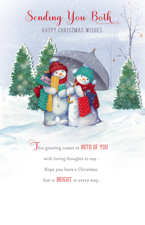 Sending You Both Christmas Card