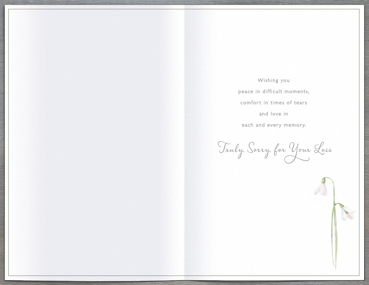 Sympathy Christmas Card