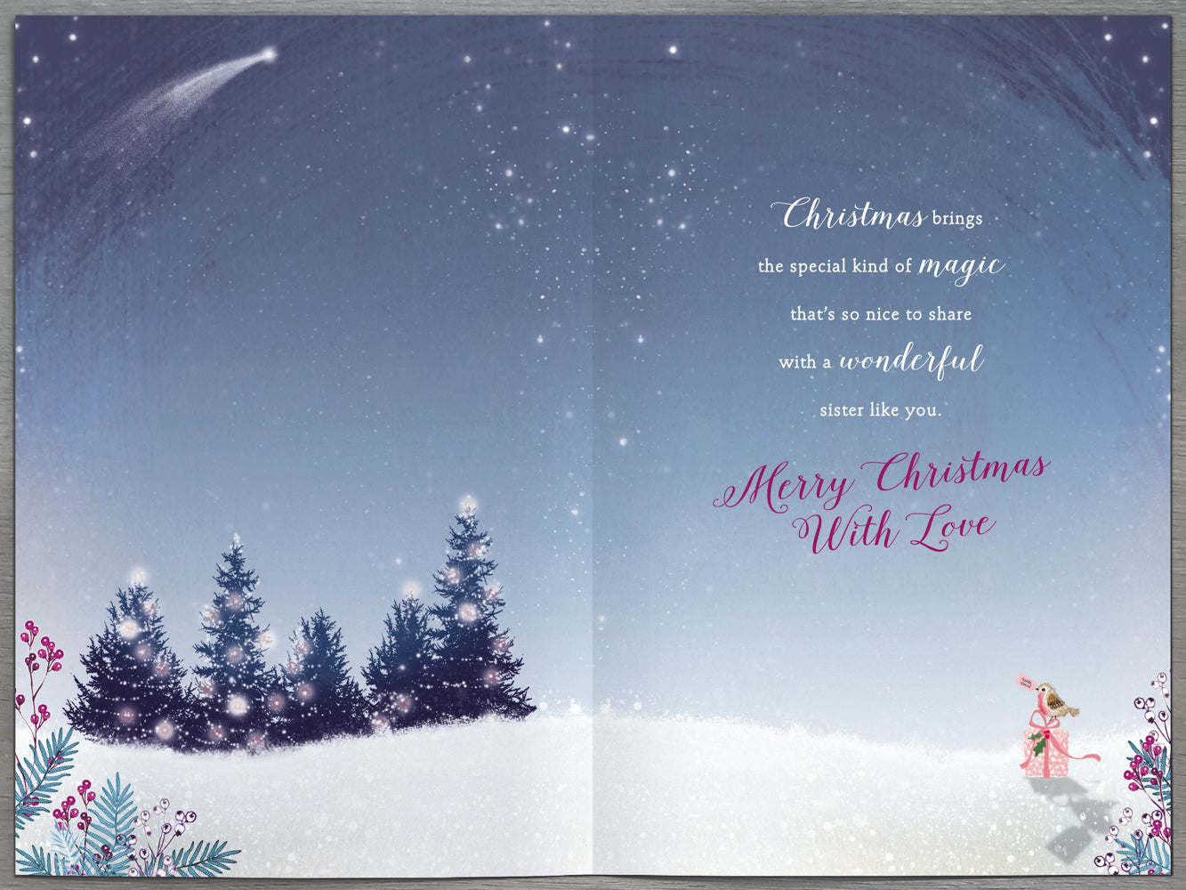 Sister Christmas Card