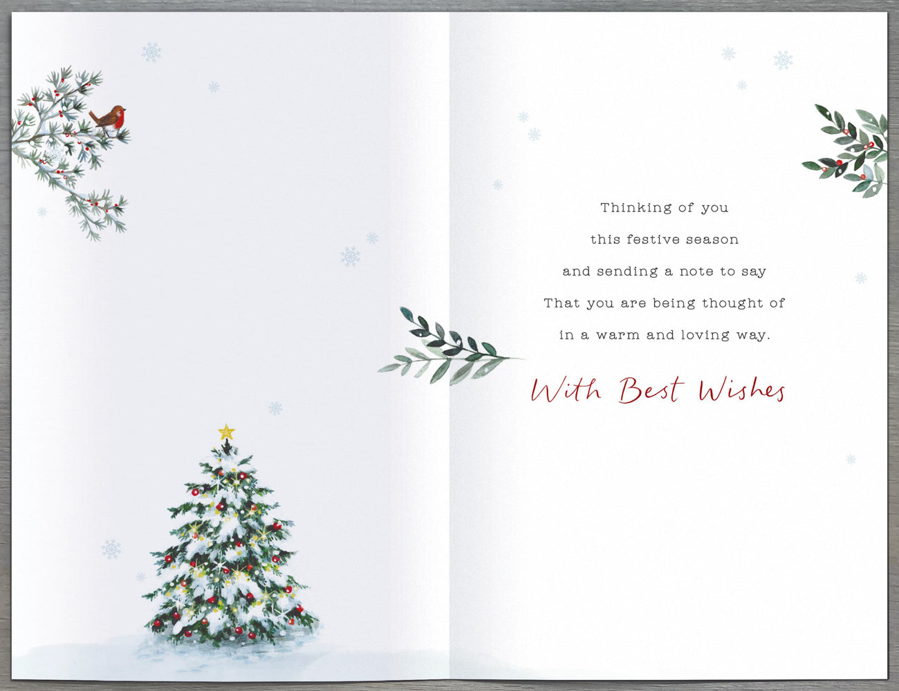 Thinking Of You Christmas Card