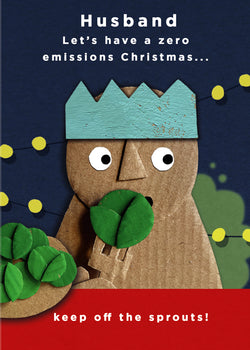 Humour Husband Christmas Card