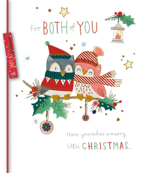 Both Of You Christmas Card
