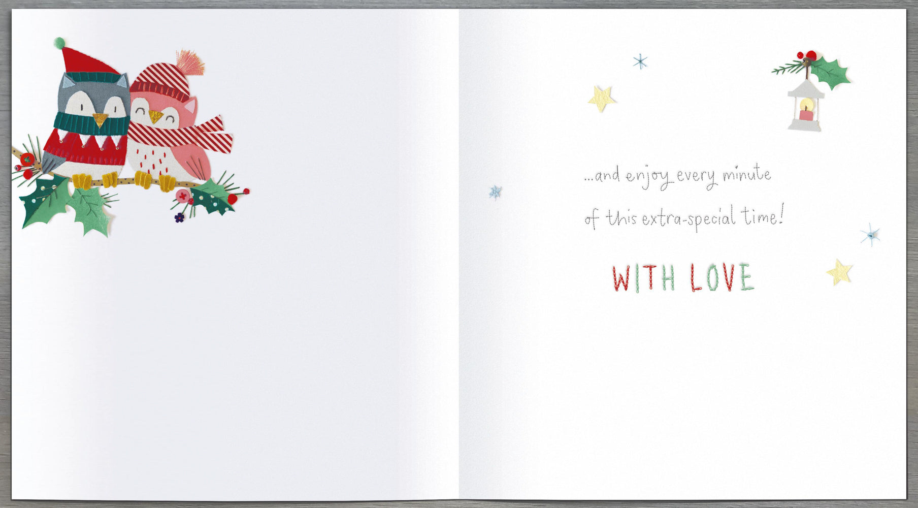 Both Of You Christmas Card