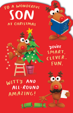 Humour Son Christmas Card