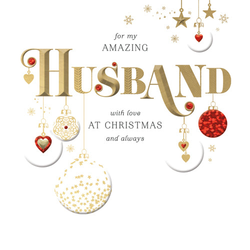 Husband Christmas Card