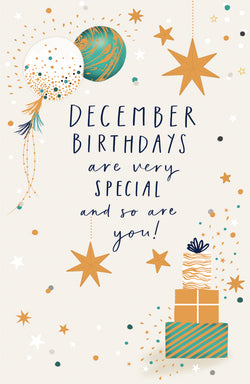 Special Birthday Christmas Card