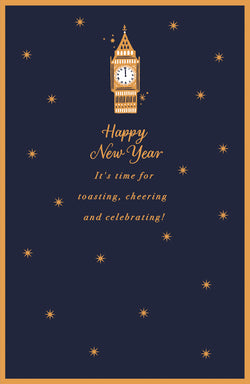 New Year Christmas Card