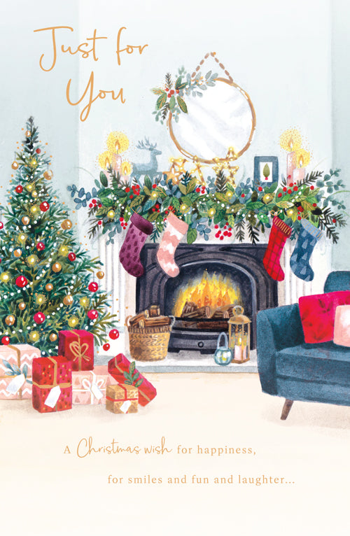 Just For You Christmas Card