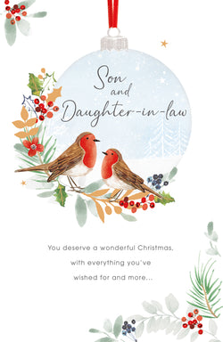 Son And Daughter In Law Christmas Card
