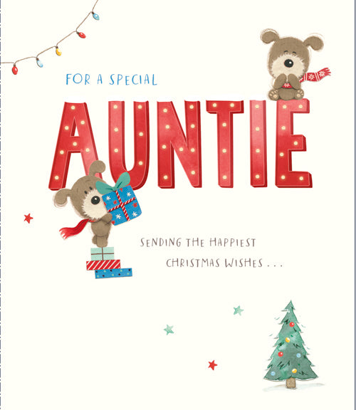 Auntie Christmas Card