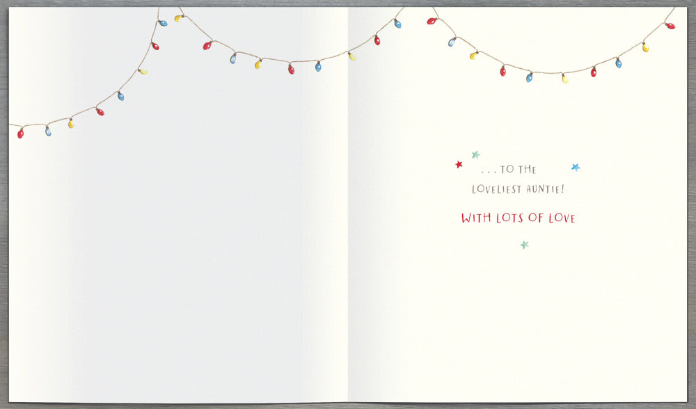 Auntie Christmas Card