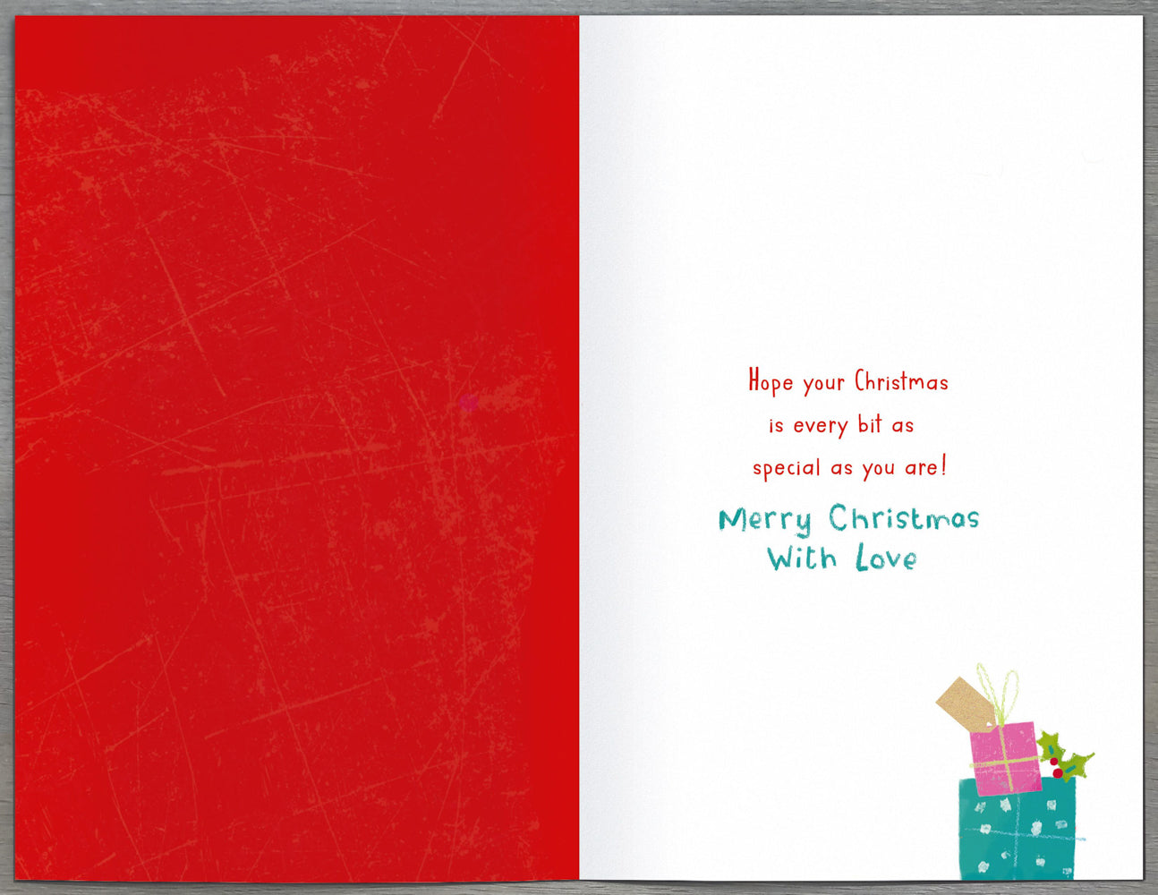 Just For You Christmas Card