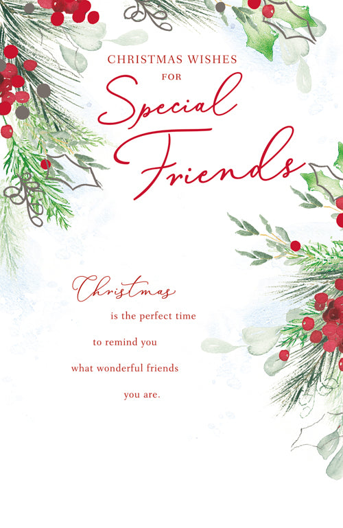 Special Friends Christmas Card