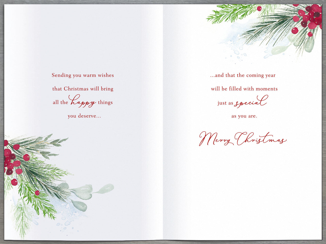 Special Friends Christmas Card