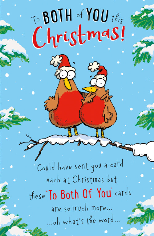 Humour Both Of You Christmas Card