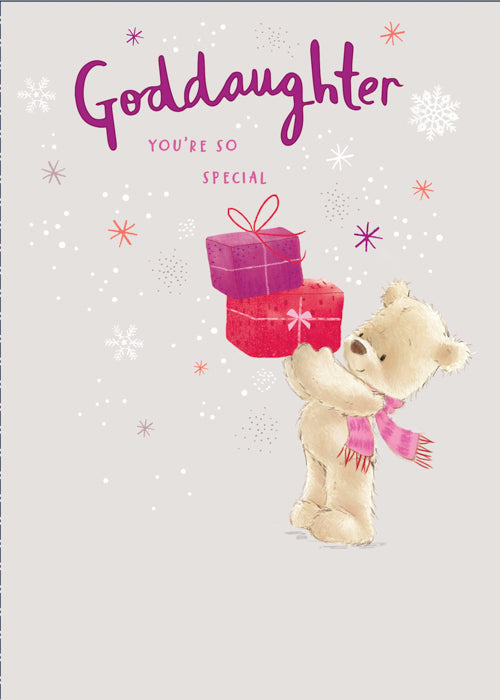 Special Goddaughter Christmas Card 