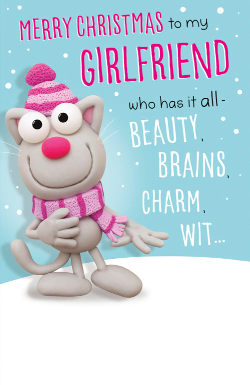 Funny Girlfriend Christmas Card 