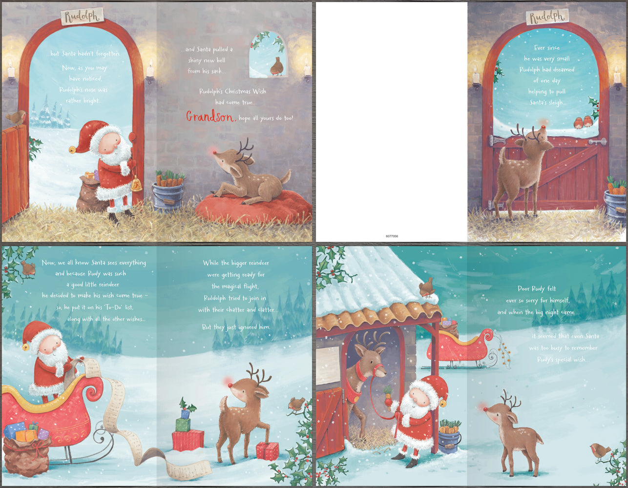 Grandson Christmas Card