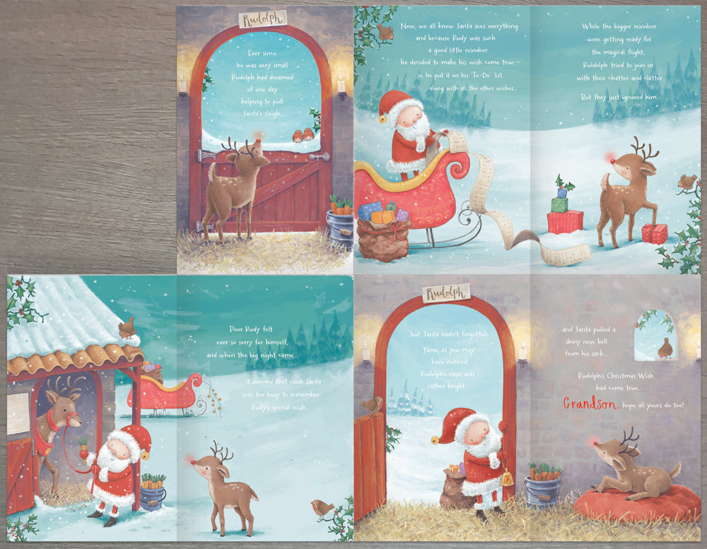 Grandson Christmas Card