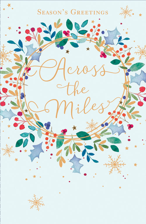 Across The Miles Christmas Card 