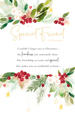 Special Friend Christmas Card