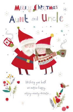 Aunt And Uncle Christmas Card