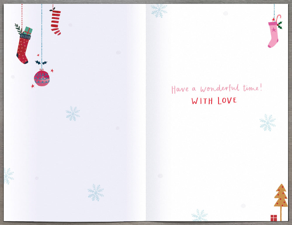 Just For You Goddaughter Christmas Card