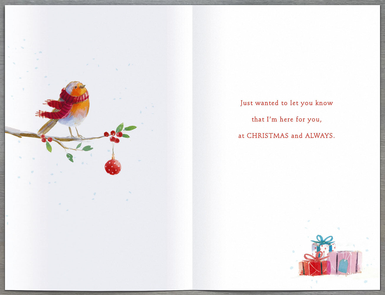 Thinking Of You Christmas Card