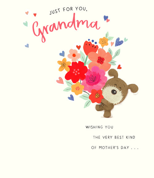 Just For You Grandma Mothers Day Card