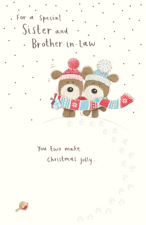 Special Sister And Brother In Law Christmas Card