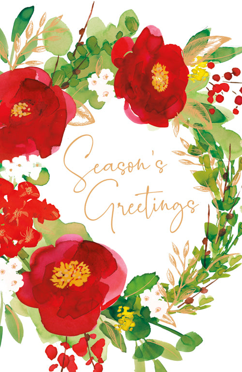 Seasons Greetings Christmas Card