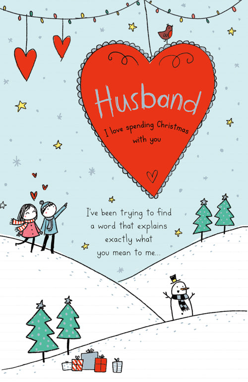 Husband Christmas Card 