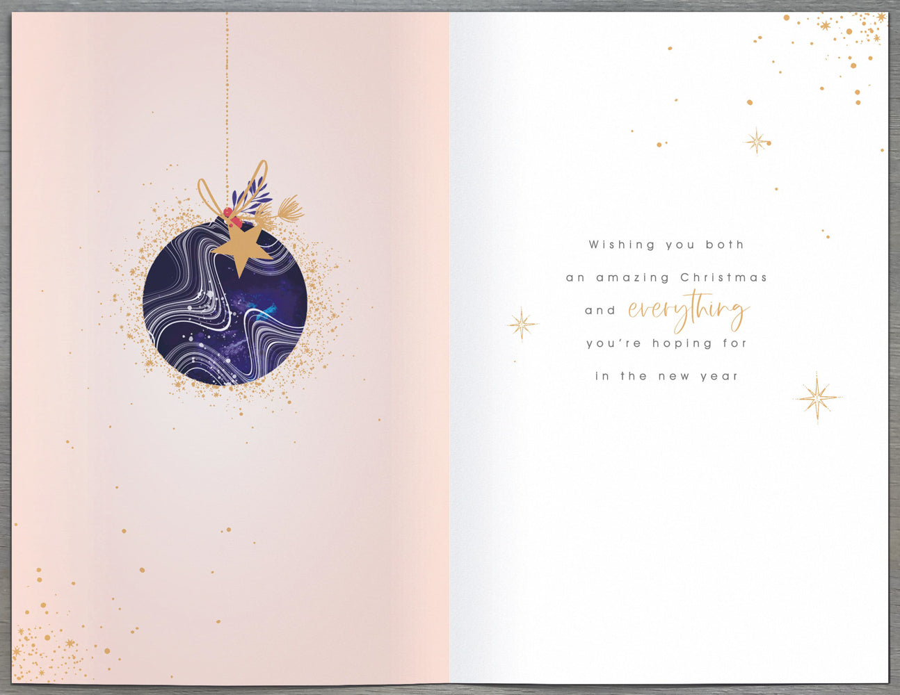 Both Of You Christmas Card