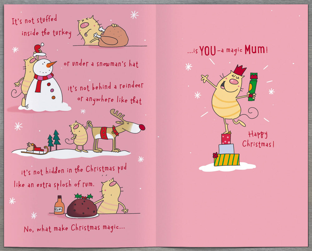 Funny Mum Christmas Card