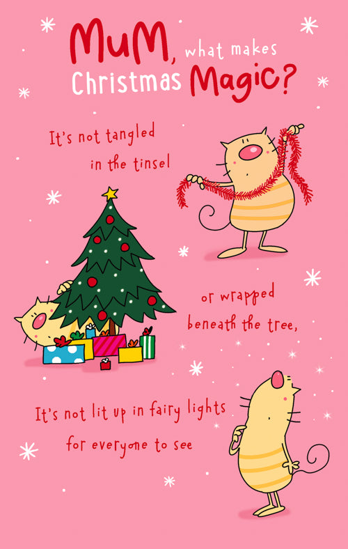 Funny Mum Christmas Card