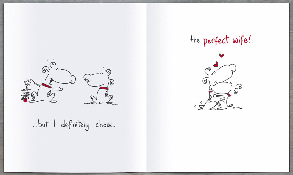 Funny  Wife Christmas Card