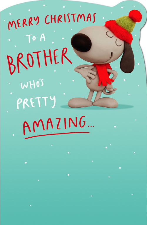 Funny Brother Christmas Card