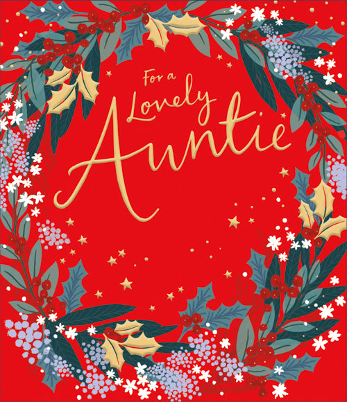 Auntie Christmas Card
